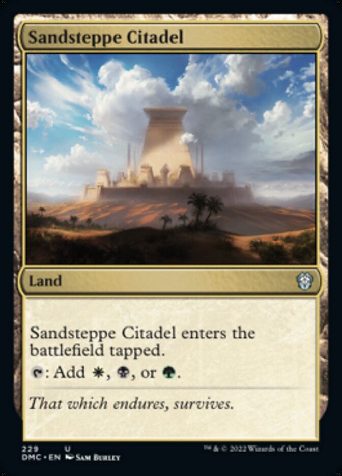 Sandsteppe Citadel [Dominaria United Commander] | Impulse Games and Hobbies