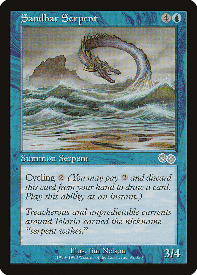 Sandbar Serpent [Urza's Saga] | Impulse Games and Hobbies