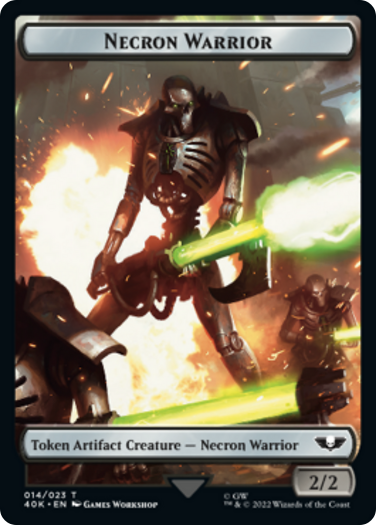 Necron Warrior // Insect [Universes Beyond: Warhammer 40,000 Tokens] | Impulse Games and Hobbies