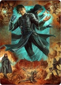 Jace, Mirror Mage 2 Art Card [Zendikar Rising Art Series] | Impulse Games and Hobbies