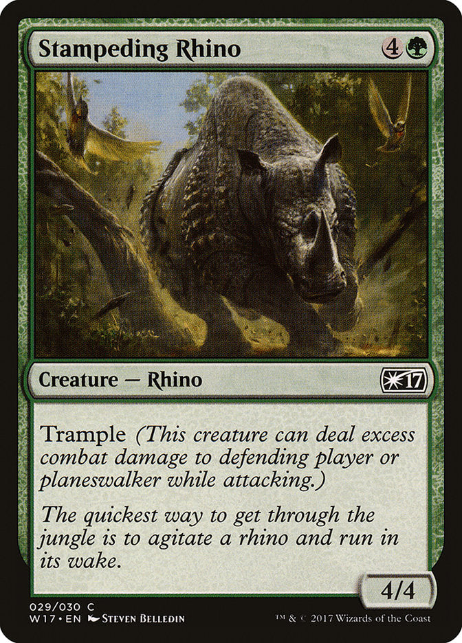 Stampeding Rhino [Welcome Deck 2017] | Impulse Games and Hobbies