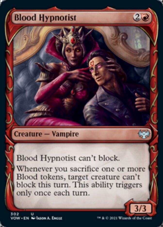 Blood Hypnotist (Showcase Fang Frame) [Innistrad: Crimson Vow] | Impulse Games and Hobbies