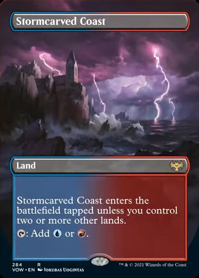 Stormcarved Coast (Borderless) [Innistrad: Crimson Vow] | Impulse Games and Hobbies