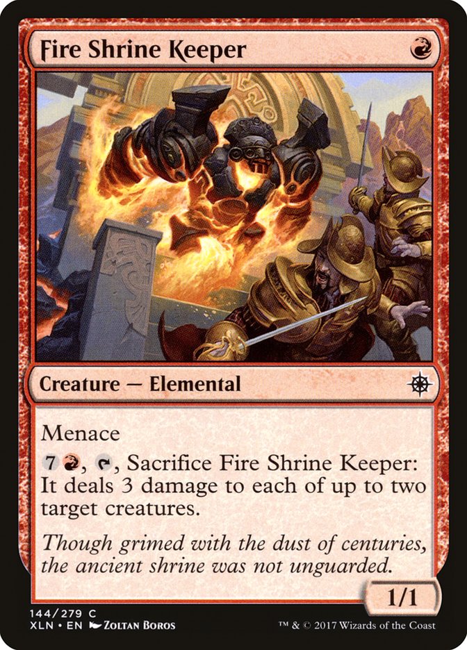 Fire Shrine Keeper [Ixalan] | Impulse Games and Hobbies