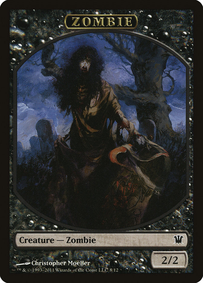 Zombie (8/12) [Innistrad Tokens] | Impulse Games and Hobbies