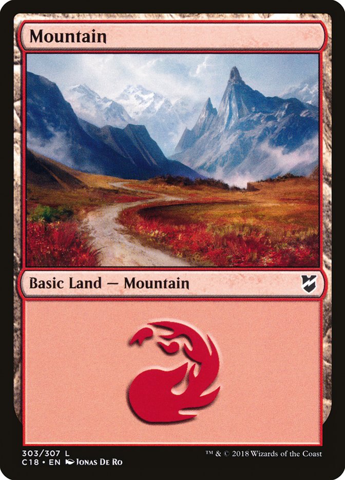 Mountain (303) [Commander 2018] | Impulse Games and Hobbies