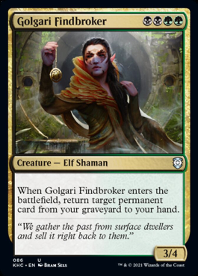 Golgari Findbroker [Kaldheim Commander] | Impulse Games and Hobbies