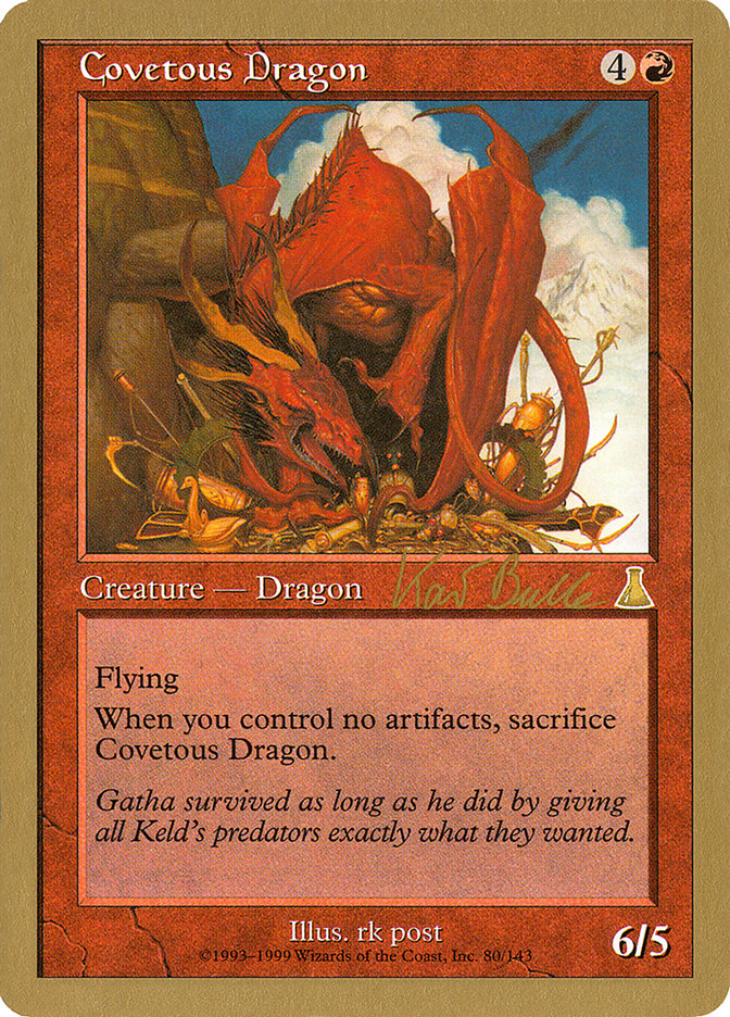 Covetous Dragon (Kai Budde) [World Championship Decks 1999] | Impulse Games and Hobbies