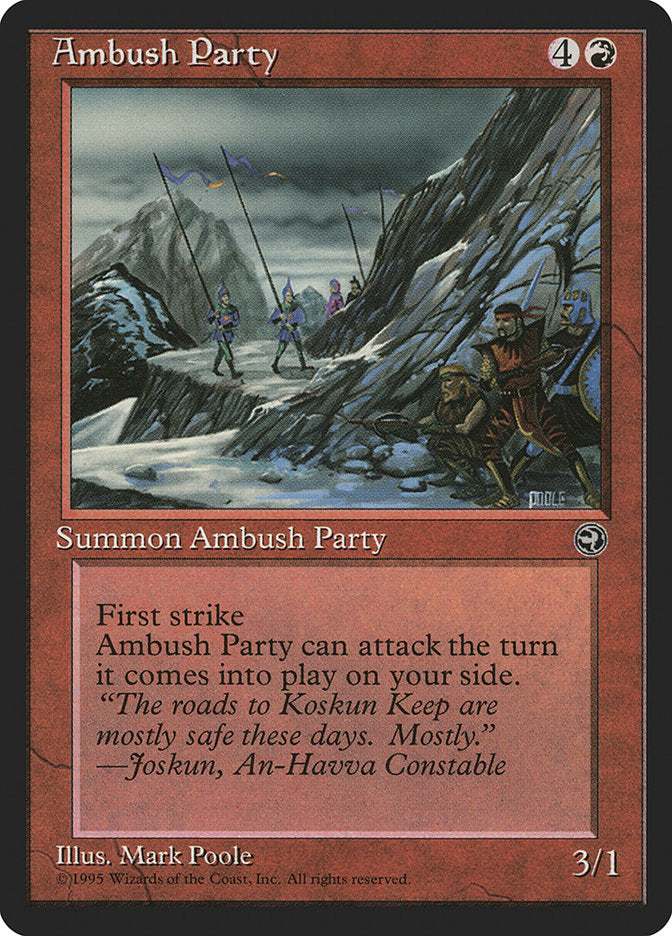 Ambush Party (Joskun Flavor Text) [Homelands] | Impulse Games and Hobbies