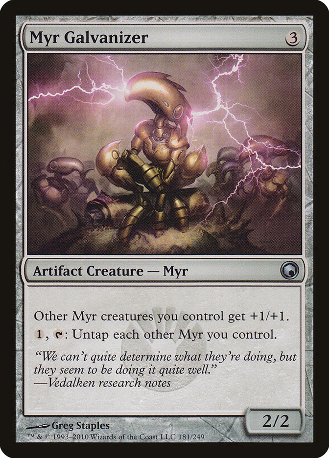 Myr Galvanizer [Scars of Mirrodin] | Impulse Games and Hobbies