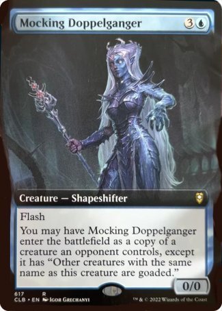 Mocking Doppelganger (Extended Art) [Commander Legends: Battle for Baldur's Gate] | Impulse Games and Hobbies