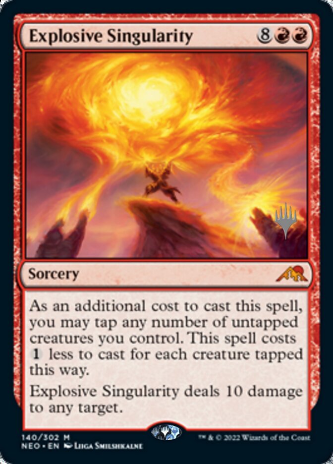 Explosive Singularity (Promo Pack) [Kamigawa: Neon Dynasty Promos] | Impulse Games and Hobbies