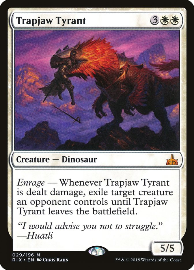 Trapjaw Tyrant [Rivals of Ixalan] | Impulse Games and Hobbies