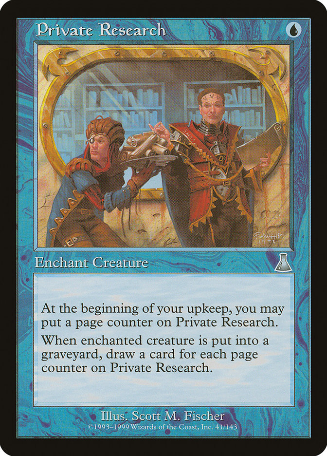 Private Research [Urza's Destiny] | Impulse Games and Hobbies