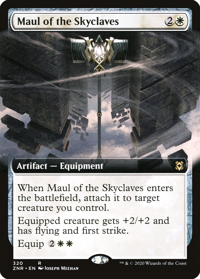 Maul of the Skyclaves (Extended Art) [Zendikar Rising] | Impulse Games and Hobbies