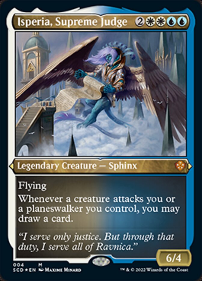 Isperia, Supreme Judge (Foil Etched) [Starter Commander Decks] | Impulse Games and Hobbies