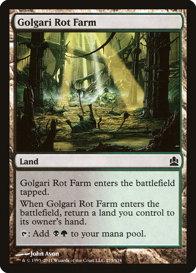 Golgari Rot Farm [Commander 2011] | Impulse Games and Hobbies