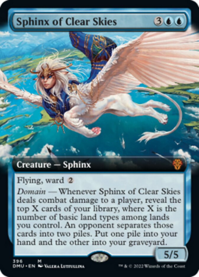 Sphinx of Clear Skies (Extended Art) [Dominaria United] | Impulse Games and Hobbies