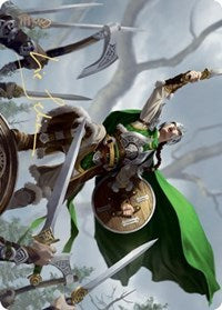 Maja, Bretagard Protector Art Card (Gold-Stamped Signature) [Kaldheim: Art Series] | Impulse Games and Hobbies