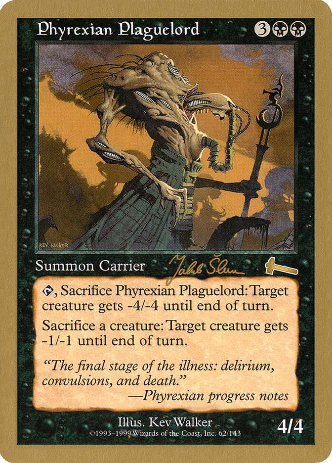 Phyrexian Plaguelord (Jakub Slemr) [World Championship Decks 1999] | Impulse Games and Hobbies