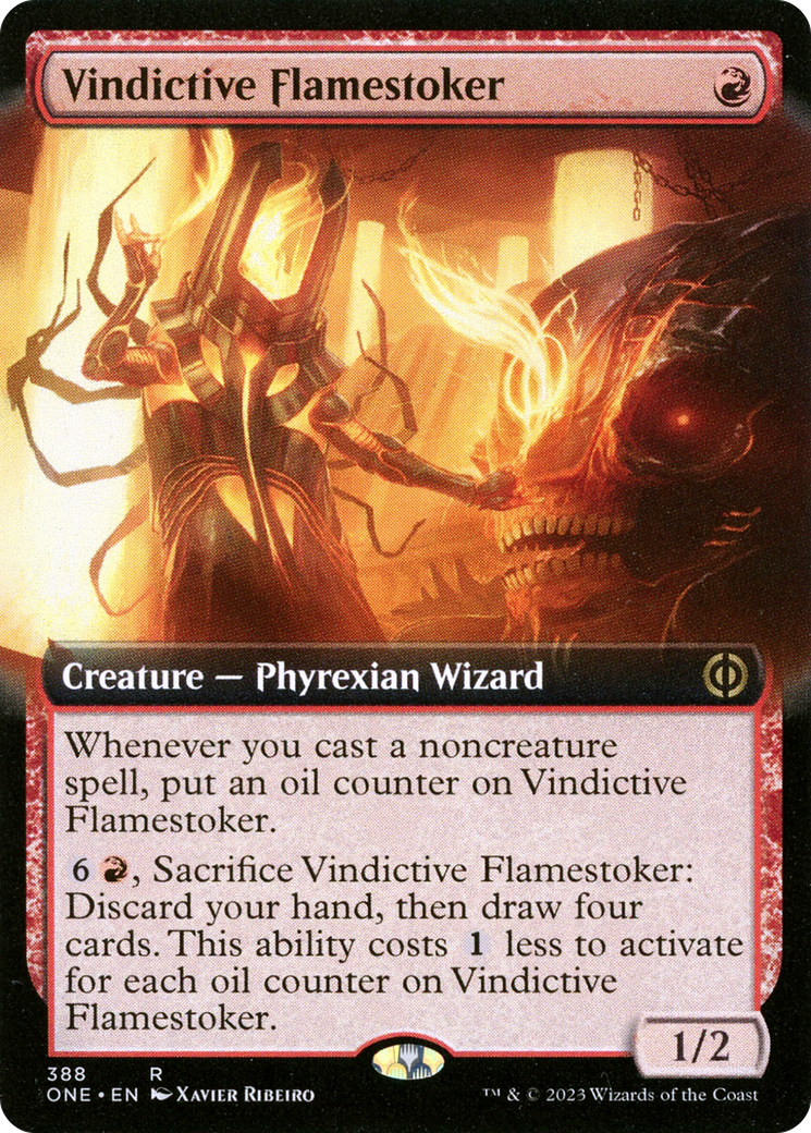 Vindictive Flamestoker (Extended Art) [Phyrexia: All Will Be One] | Impulse Games and Hobbies