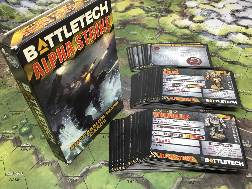 BATTLETECH ALPHA STRIKE SUCCESSION WARS CARDS | Impulse Games and Hobbies
