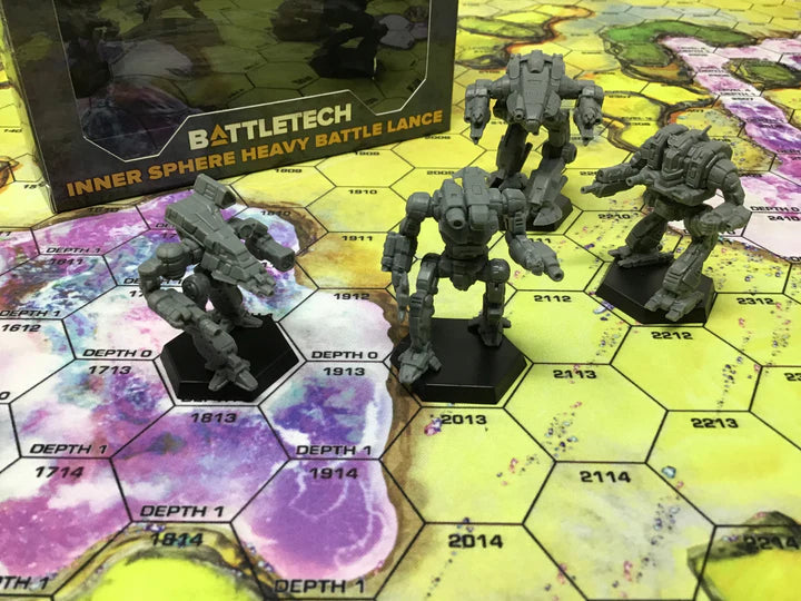 BATTLETECH INNER SPHERE HEAVY BATTLE LANCE | Impulse Games and Hobbies