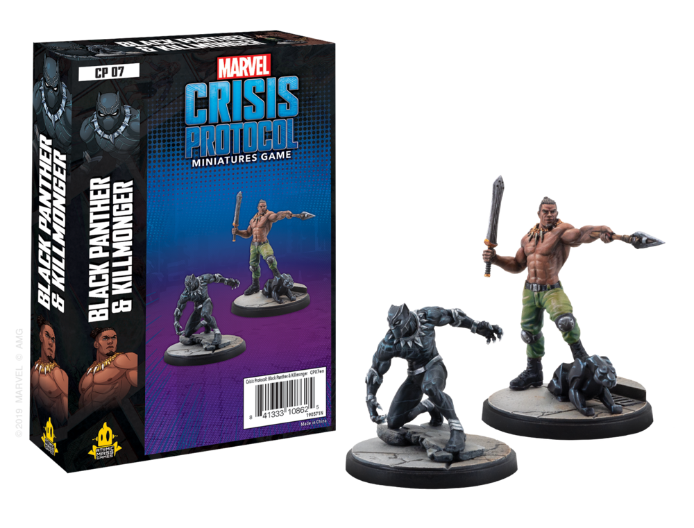 Marvel Crisis Protocol: Black Panther & Killmonger Character Pack | Impulse Games and Hobbies