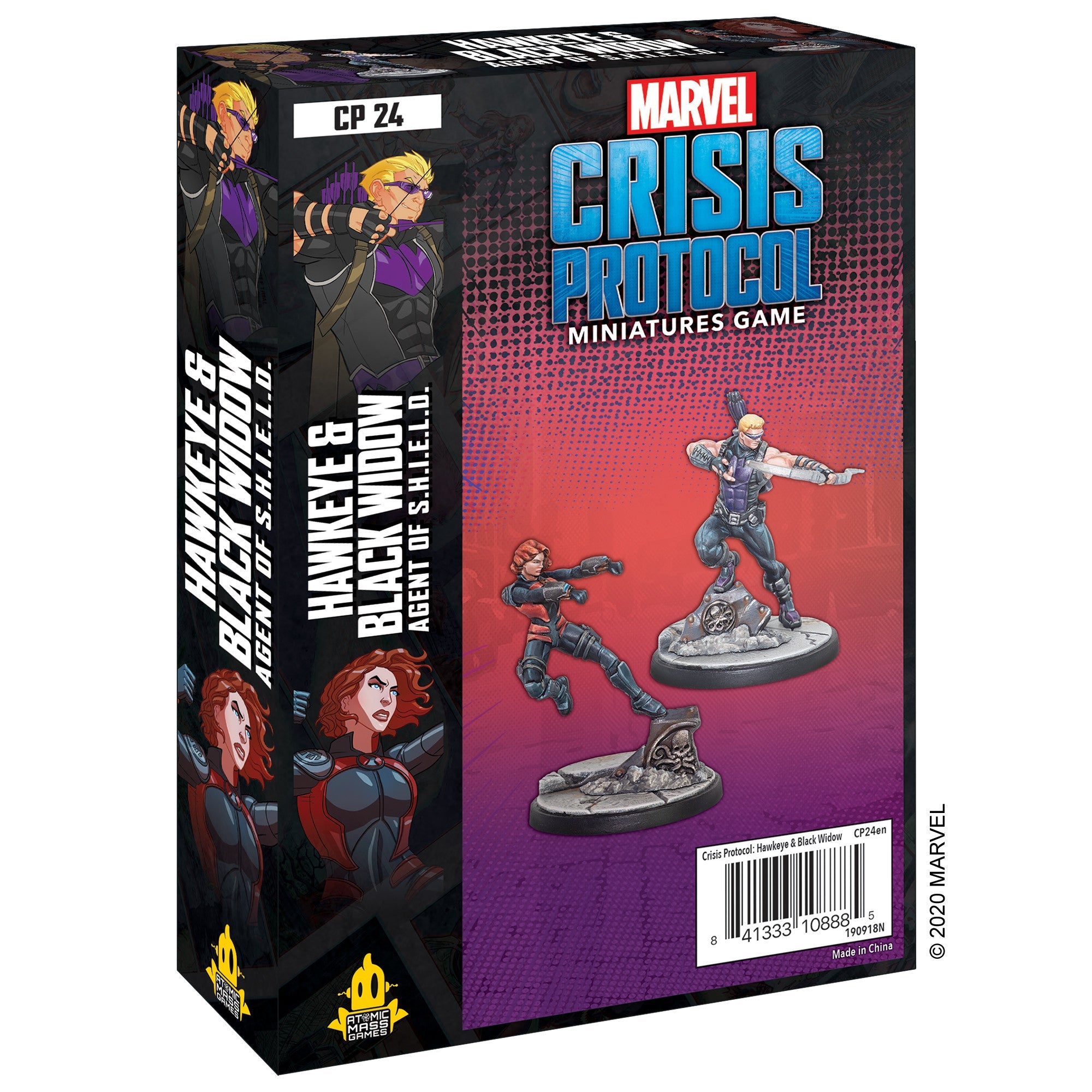 Marvel Crisis Protocol: Hawkeye And Black Widow Character Pack | Impulse Games and Hobbies