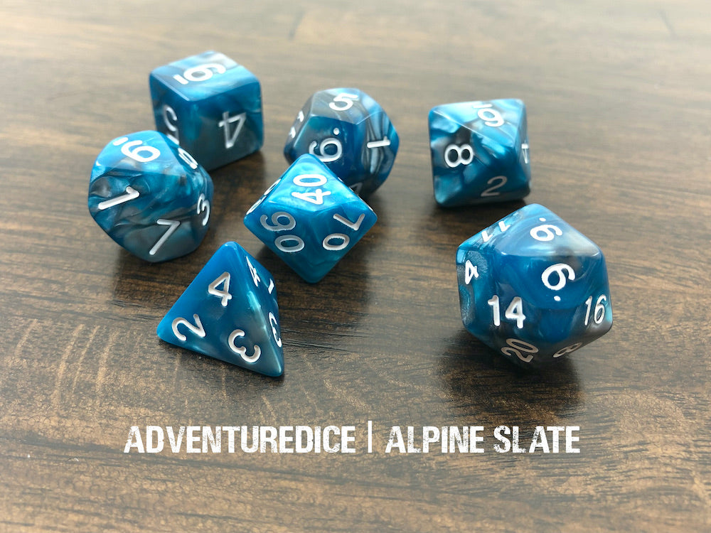 RPG Set - Alpine Slate Dice Set | Impulse Games and Hobbies