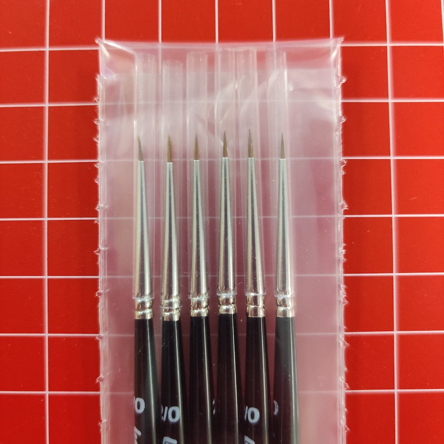 PMX #2/0 Red Sable Hobby Brush | Impulse Games and Hobbies