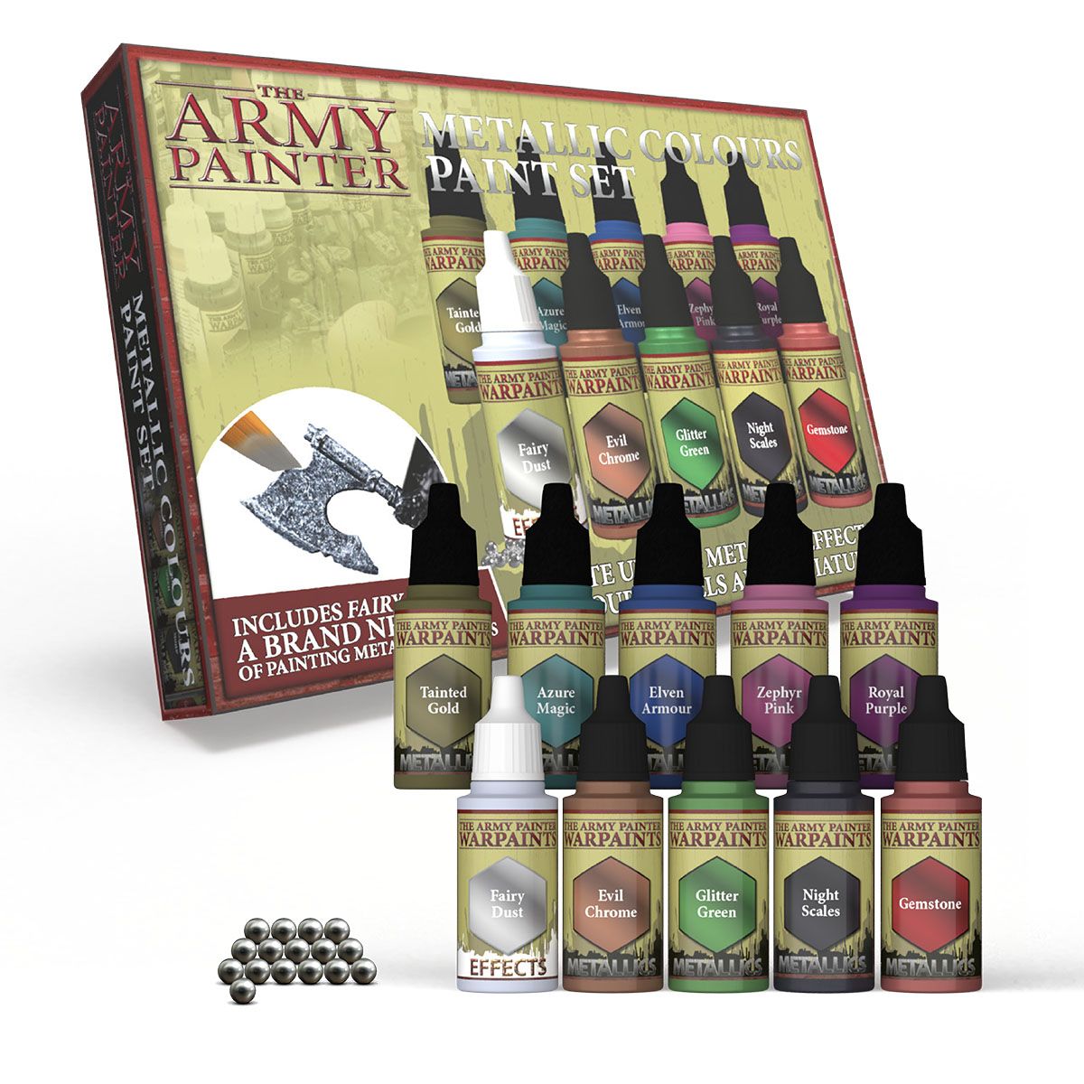 Army Painter Warpaints Colours Metallic Paint Set | Impulse Games and Hobbies