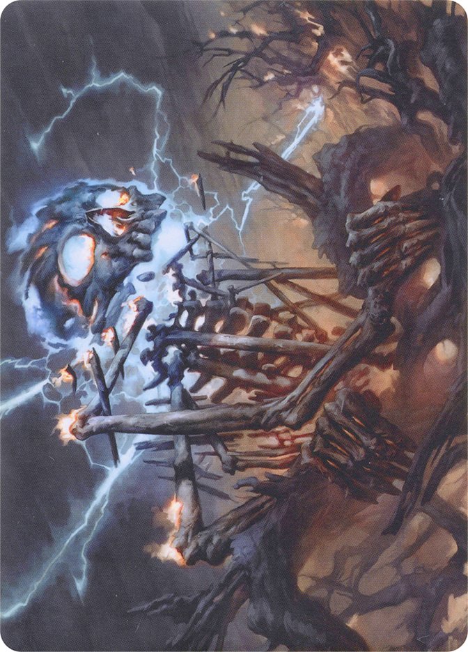 Lightning Skelemental // Lightning Skelemental [Modern Horizons Art Series] | Impulse Games and Hobbies