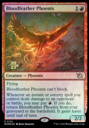 Bloodfeather Phoenix [March of the Machine Prerelease Promos] | Impulse Games and Hobbies