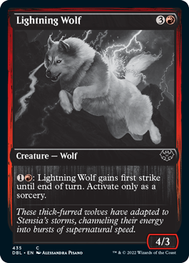 Lightning Wolf [Innistrad: Double Feature] | Impulse Games and Hobbies