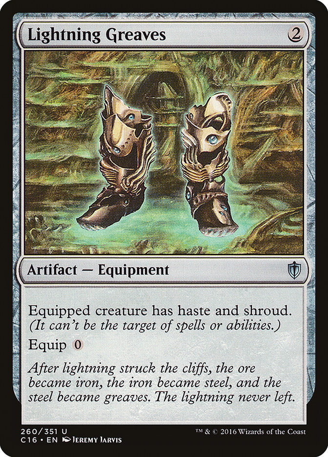 Lightning Greaves [Commander 2016] | Impulse Games and Hobbies