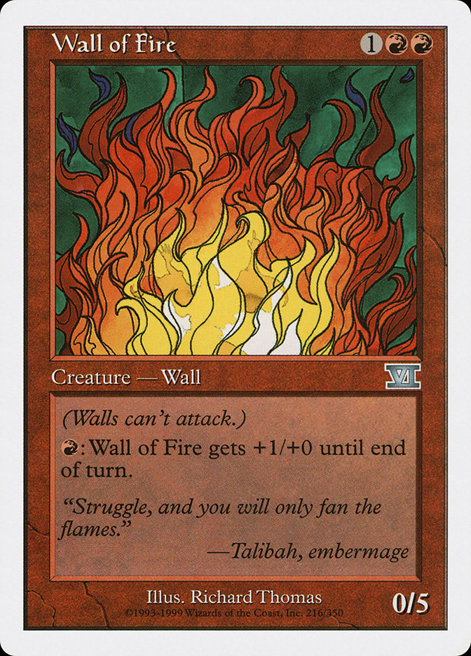 Wall of Fire [Classic Sixth Edition] | Impulse Games and Hobbies