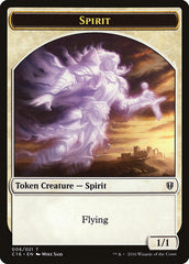 Spirit (001) // Spirit (006) Double-Sided Token [Commander 2016 Tokens] | Impulse Games and Hobbies