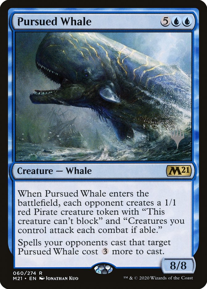 Pursued Whale (Promo Pack) [Core Set 2021 Promos] | Impulse Games and Hobbies