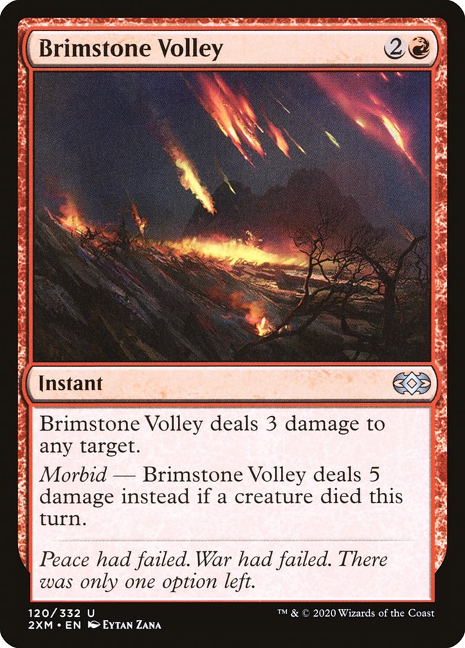 Brimstone Volley [Double Masters] | Impulse Games and Hobbies