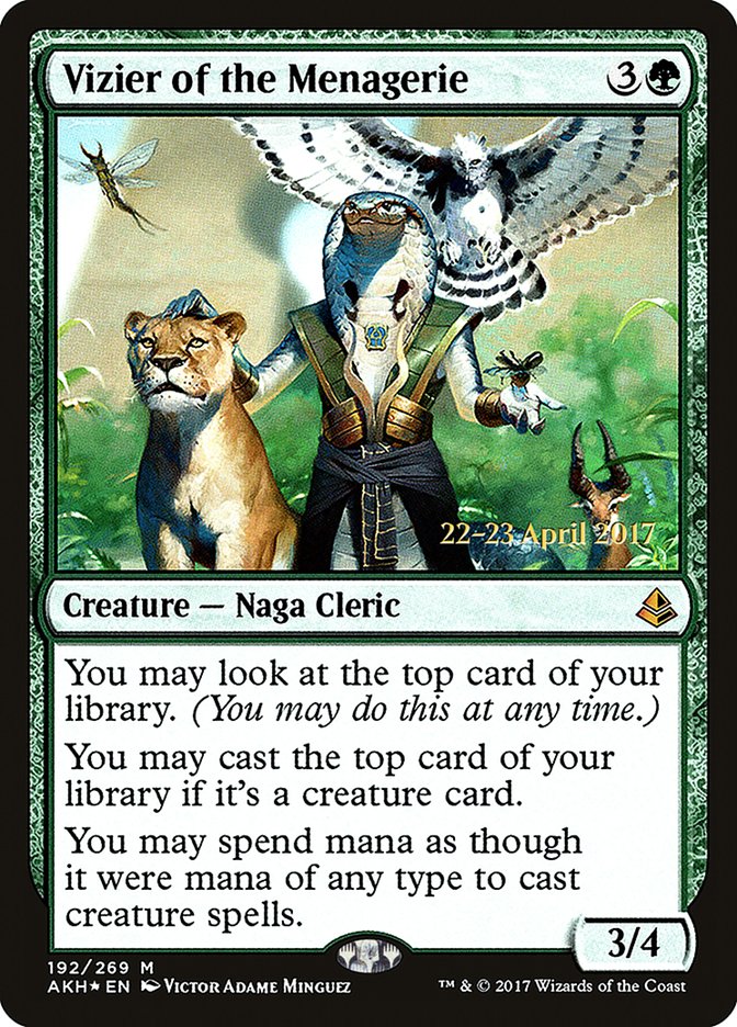 Vizier of the Menagerie [Amonkhet Prerelease Promos] | Impulse Games and Hobbies
