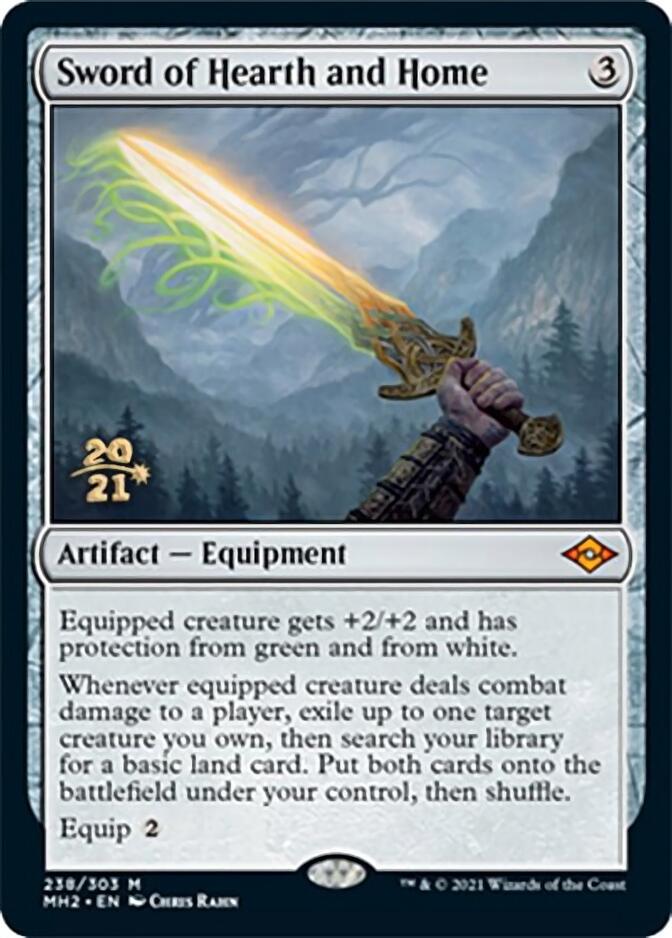 Sword of Hearth and Home [Modern Horizons 2 Prerelease Promos] | Impulse Games and Hobbies