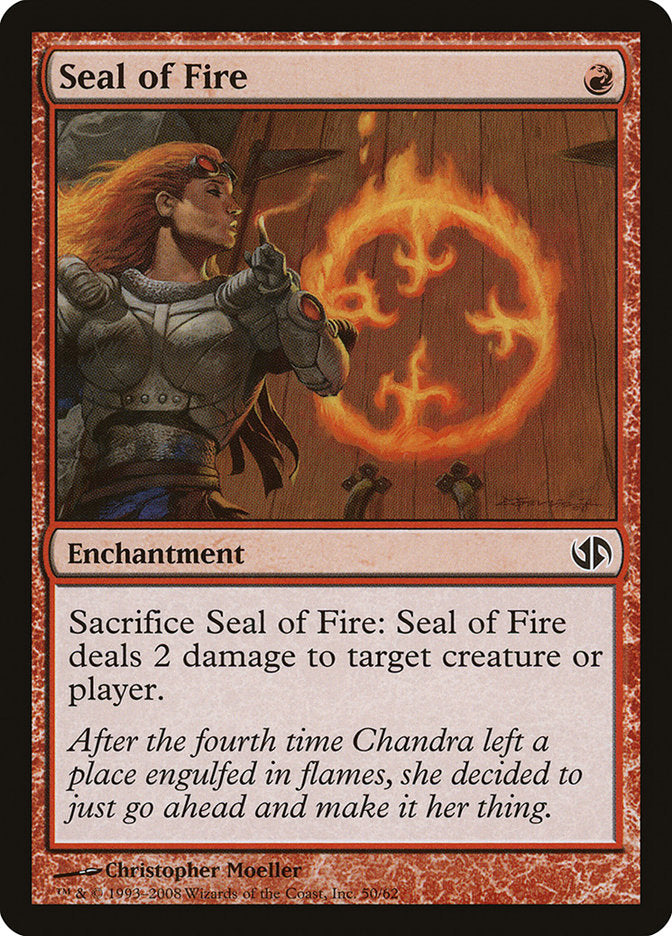 Seal of Fire [Duel Decks: Jace vs. Chandra] | Impulse Games and Hobbies