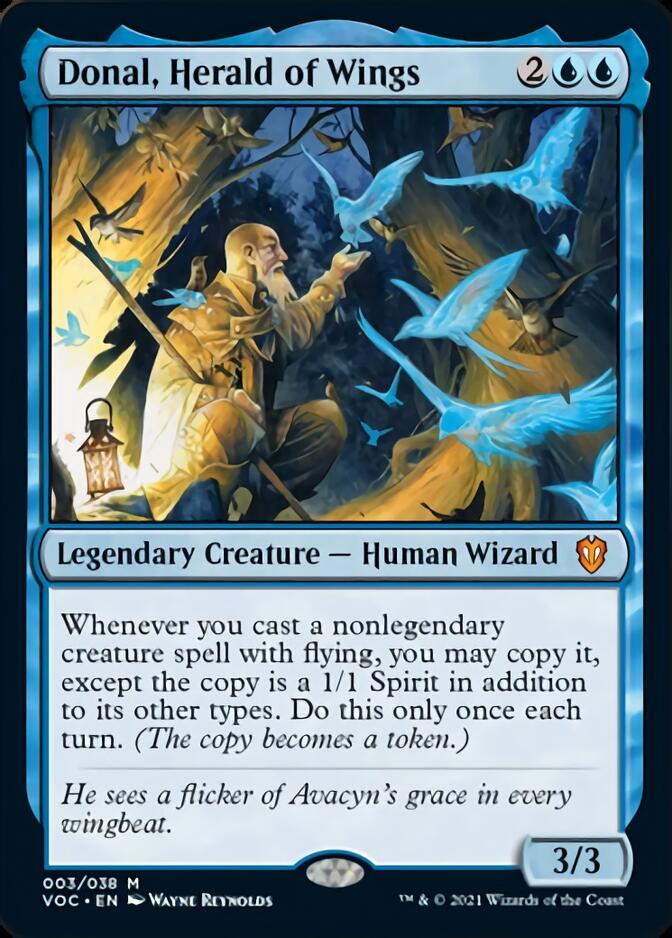 Donal, Herald of Wings [Innistrad: Crimson Vow Commander] | Impulse Games and Hobbies