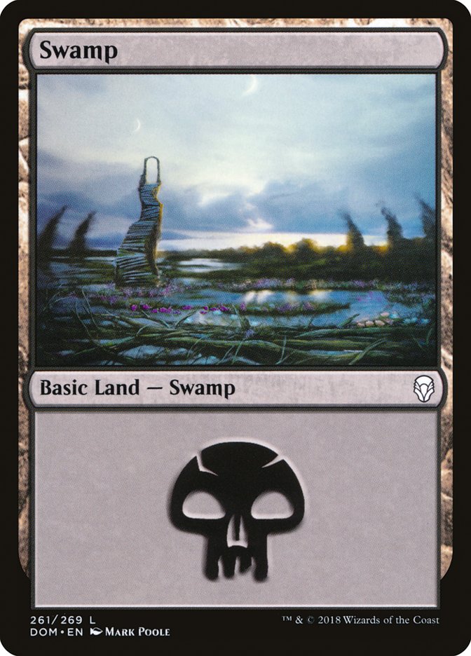 Swamp (261) [Dominaria] | Impulse Games and Hobbies
