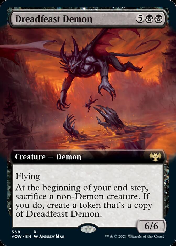 Dreadfeast Demon (Extended) [Innistrad: Crimson Vow] | Impulse Games and Hobbies