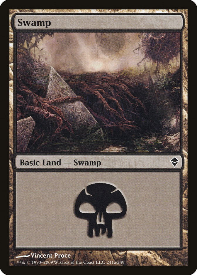 Swamp (241a) [Zendikar] | Impulse Games and Hobbies