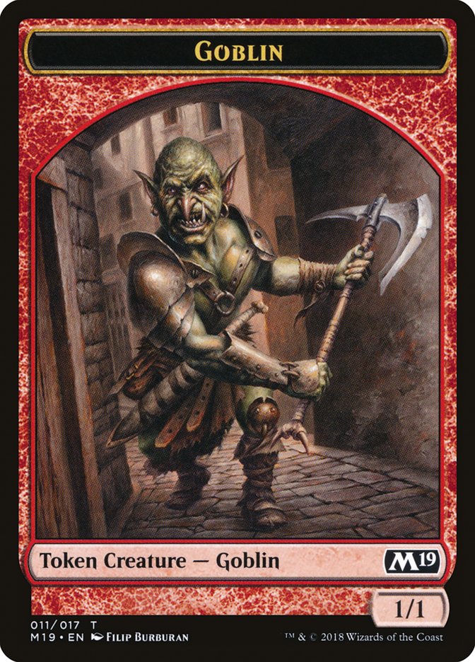 Goblin Token [Core Set 2019 Tokens] | Impulse Games and Hobbies