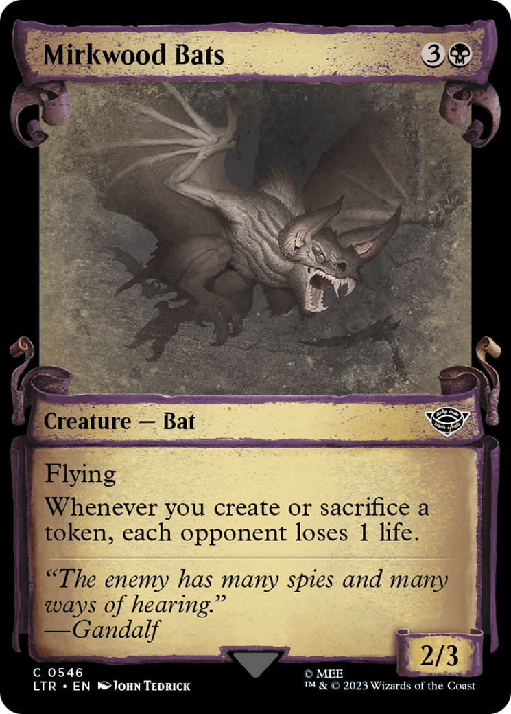 Mirkwood Bats [The Lord of the Rings: Tales of Middle-Earth Showcase Scrolls] | Impulse Games and Hobbies