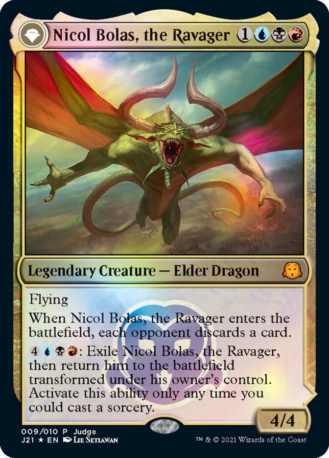 Nicol Bolas, the Ravager [Judge Gift Cards 2021] | Impulse Games and Hobbies